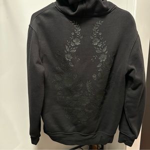 black Athleta limited edition marais lace hoodie size small